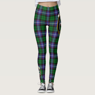 Scotstee Clan Galbraith Modern Wappen Tartan Women Leggings