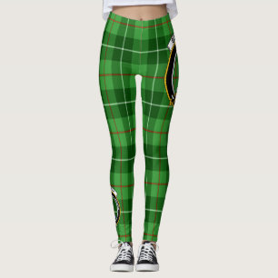 Scotstee Clan Galloway District Wappen Tartan Wome Leggings