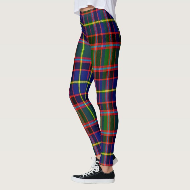 Scotstee Clan Glas Tartan Frauen Leggings (Links)