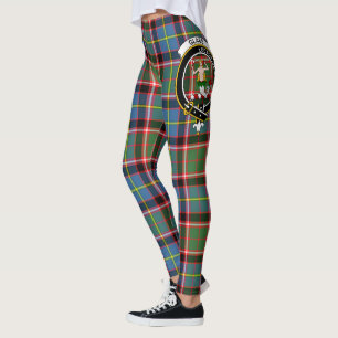 Scotstee Clan Glass Wappen Tartan Frauen Leggings