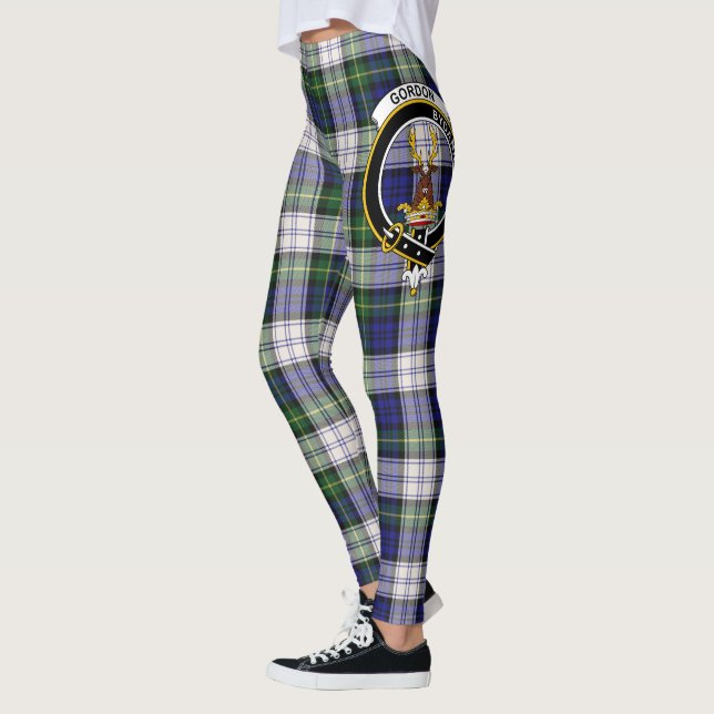 Scotstee Clan Gordon Dress Modern Wappen Tartan Le Leggings (Links)