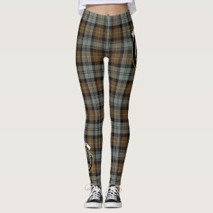 Scotstee Clan Gordon verwitterter Kamm-Tartan Frau Leggings