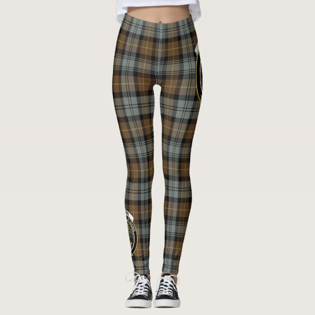 Scotstee Clan Gordon Weathered Wappen Tartan Women Leggings (Vorderseite)