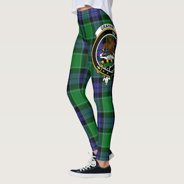 Scotstee Clan Graham of Menteith Modern Wappen Leggings (Links)