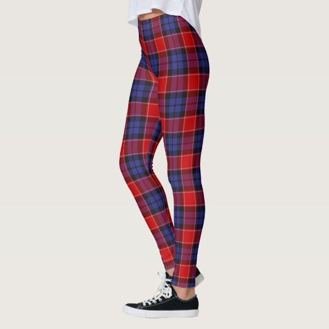 Scotstee Clan Graham von Menteith Red Tartan Women Leggings (Links)