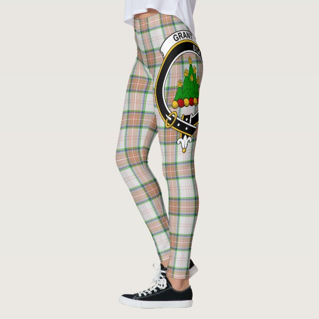 Scotstee Clan Grant vom Auchnarrow Wappen Tartan Leggings (Links)