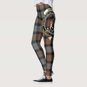 Scotstee Clan Gunn Weathered Wappen Tartan Women Leggings