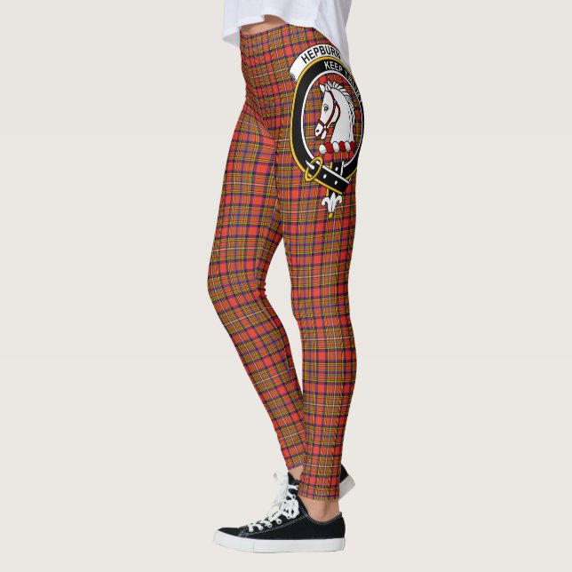 Scotstee Clan Hepburn Modern Wappen Tartan Women Leggings (Links)