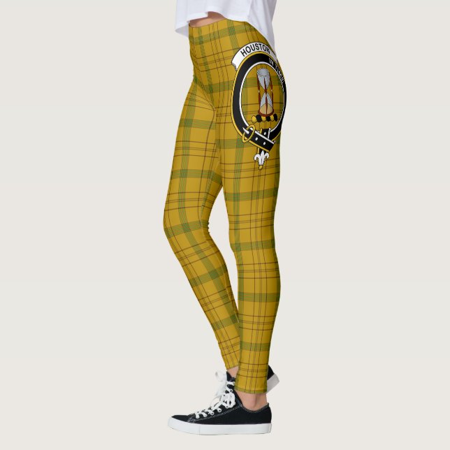 Scotstee Clan Houston Wappen Tartan Women Leggings (Links)
