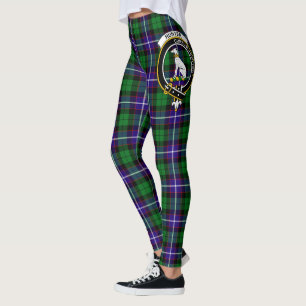 Scotstee Clan Hunter Modern Wappen Tartan Women Leggings