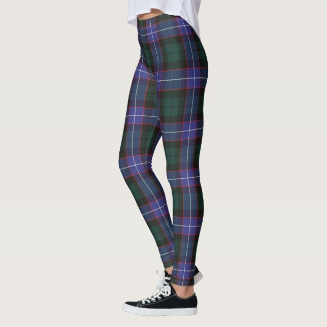 Scotstee Clan Hunter Tartan Frauen Leggings (Links)