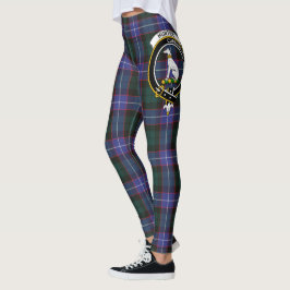 Scotstee Clan Hunter Wappen Tartan Frauen Leggings