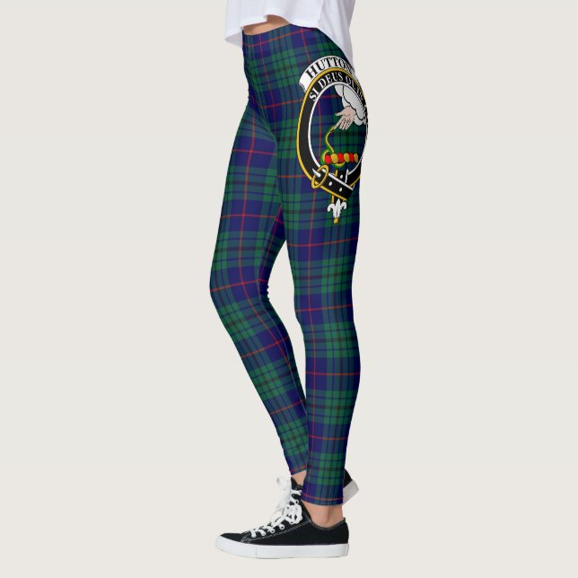Scotstee Clan Hutton Wappen Tartan Women Leggings (Links)