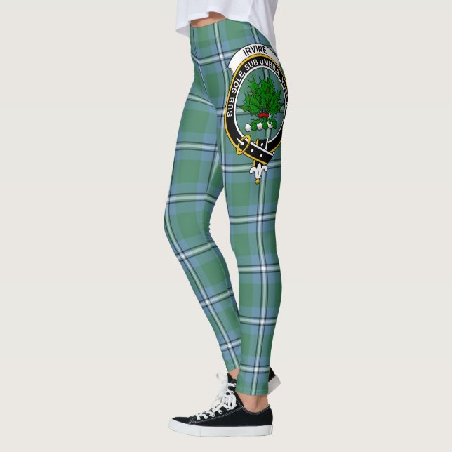 Scotstee Clan Irvine Wappen Tartan Women Leggings (Links)