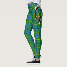 Scotstee Clan Johnston Wappen Tartan Women Legging