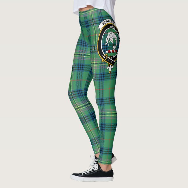 Scotstee Clan Kennedy Alcient Wappen Tartan Women Leggings (Links)