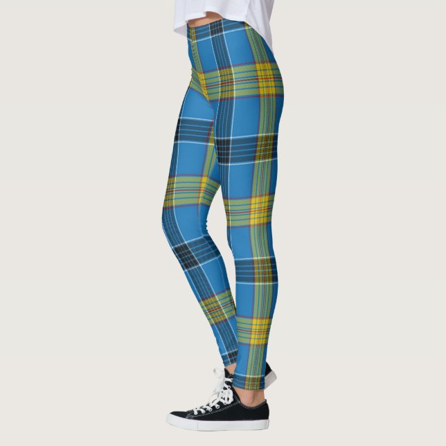 Scotstee Clan Laing Tartan Frauen Leggings (Links)