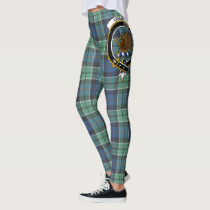 Scotstee Clan Leslie Junting Ancient Wappen Tartan Leggings
