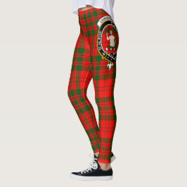 Scotstee Clan Livingstone Modernes Wappen Tartan Leggings