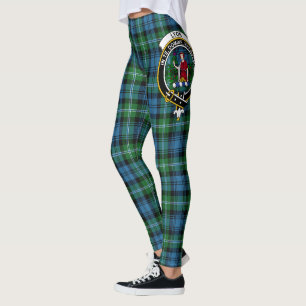 Scotstee Clan Lyon Junting Wappen Tartan Women Leggings