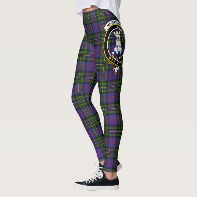 Scotstee Clan MacCallum von Berwick Wappen Tartan Leggings (Links)