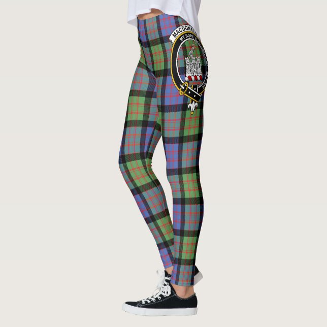 Scotstee Clan Macdonald von Ranald Wappen Tartan Leggings (Links)