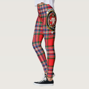 Scotstee Clan MacFarlane Modern Wappen Tartan Wome Leggings