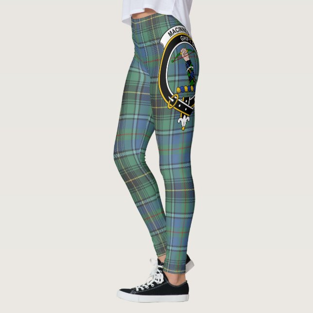 Scotstee Clan MacInnes Ancient Wappen Tartan Women Leggings (Links)
