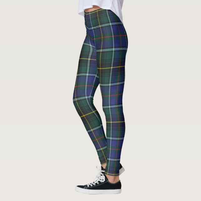 Scotstee Clan MacInnes Modern Tartan Women Legging Leggings (Links)