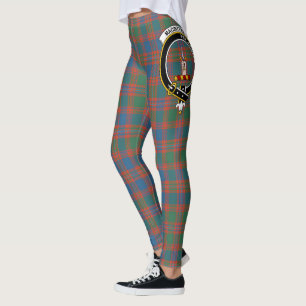 Scotstee Clan MacIntyre Ancient Wappen Tartan Wome Leggings