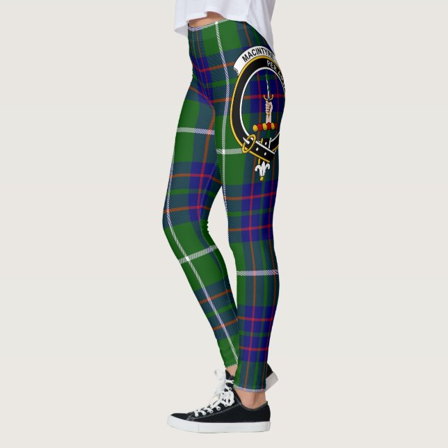 Scotstee Clan MacIntyre Jagd Modernes Wappen Tarta Leggings (Links)