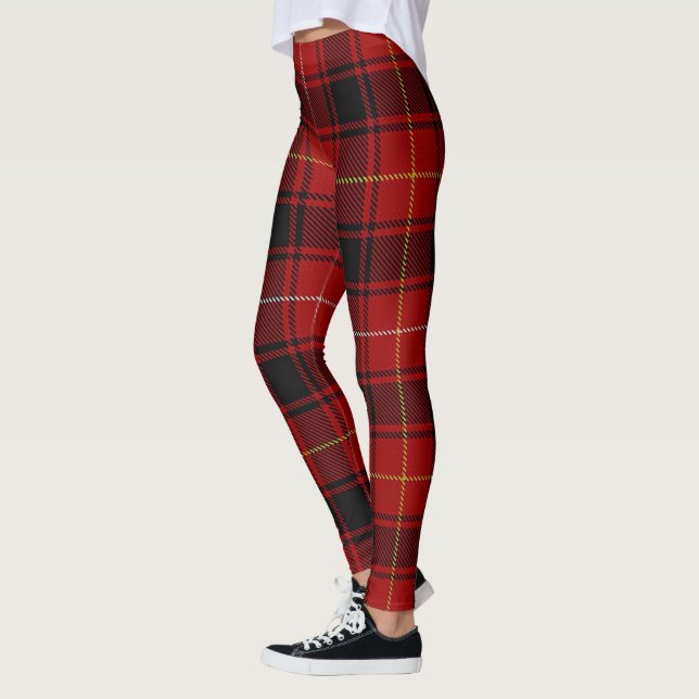 Scotstee Clan MacIver Tartan Frauen Leggings (Links)