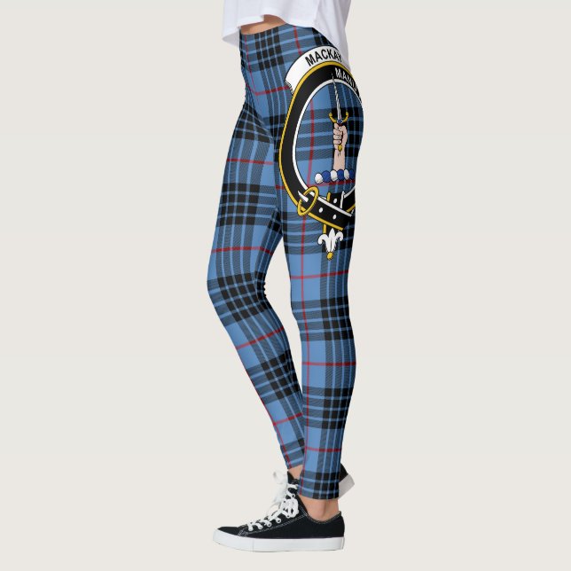 Scotstee Clan MacKay Blue Wappen Tartan Women Leggings (Links)