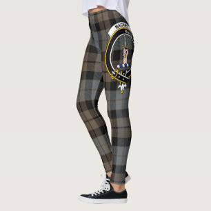Scotstee Clan MacKay Weathered Wappen Tartan Women Leggings
