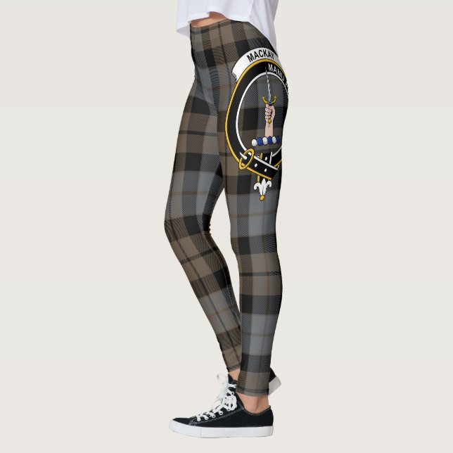 Scotstee Clan MacKay Weathered Wappen Tartan Women Leggings (Links)