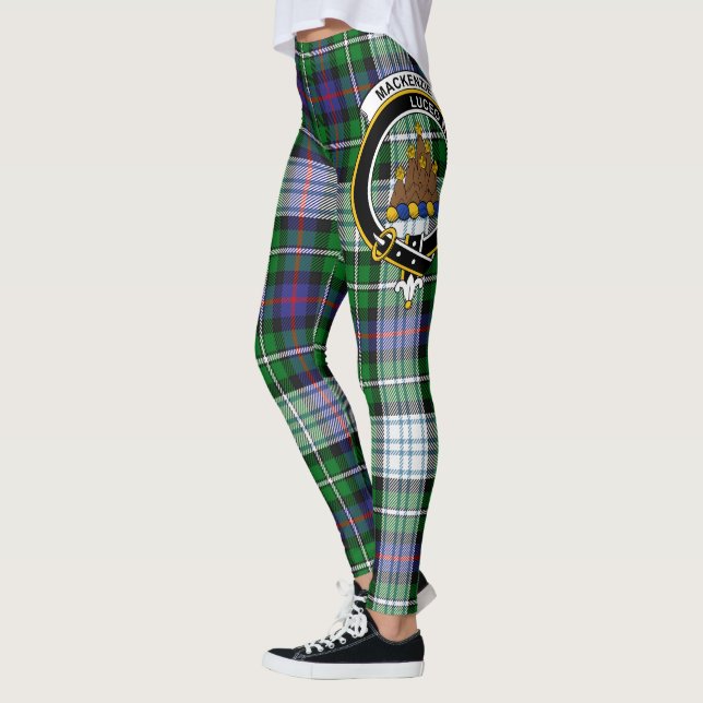 Scotstee Clan MacKenzie Dress Modernes Wappen Tart Leggings (Links)