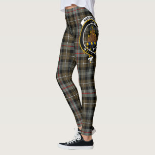 Scotstee Clan MacKenzie Weathered Wappen Tartan Leggings