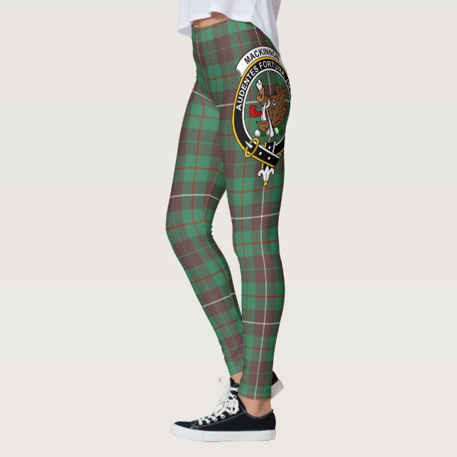 Scotstee Clan MacKinnon Jagen Ancient Wappen Leggings (Links)