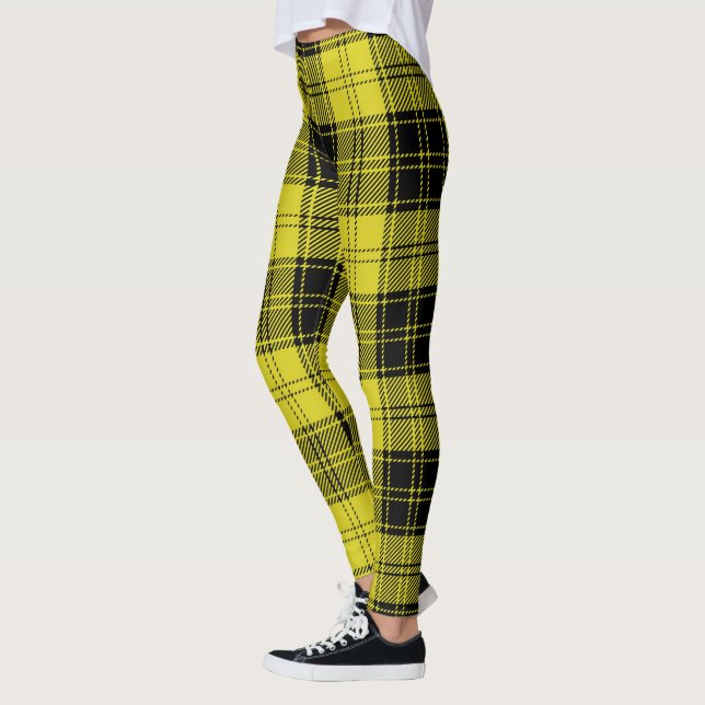Scotstee Clan MacLachlan Yellow Tartan Women Leggings (Links)