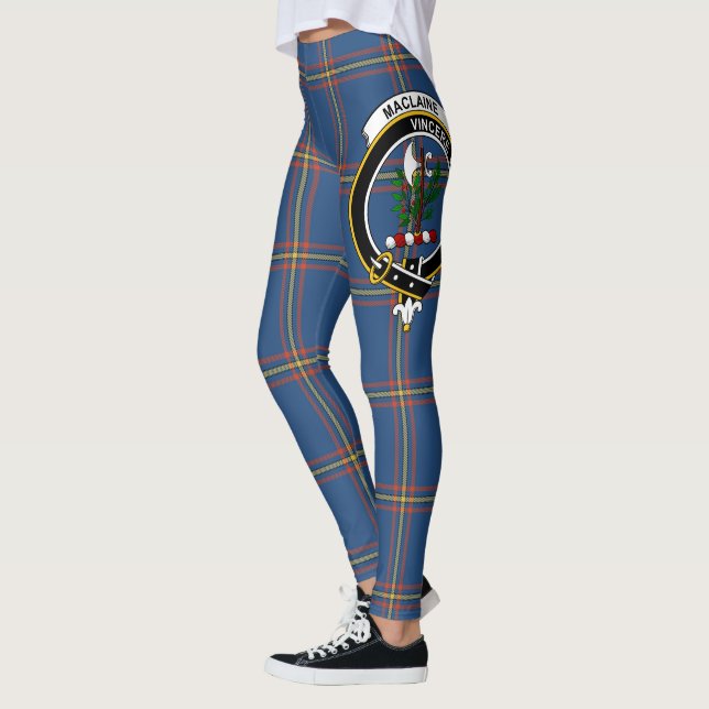 Scotstee Clan MacLaine von Loch Buie Hunting Wappe Leggings (Links)