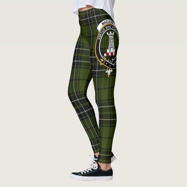 Scotstee Clan MacLean Hunting Wappen Tartan Women Leggings (Links)