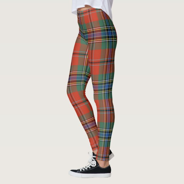 Scotstee Clan MacLean von Duart Tartan Women Leggings (Links)