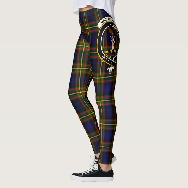 Scotstee Clan MacLellan Modern Wappen Tartan Women Leggings (Links)