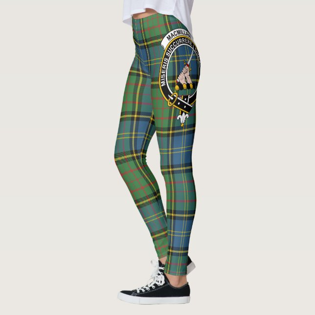 Scotstee Clan MacMillan Junting Ancient Wappen Leggings (Links)