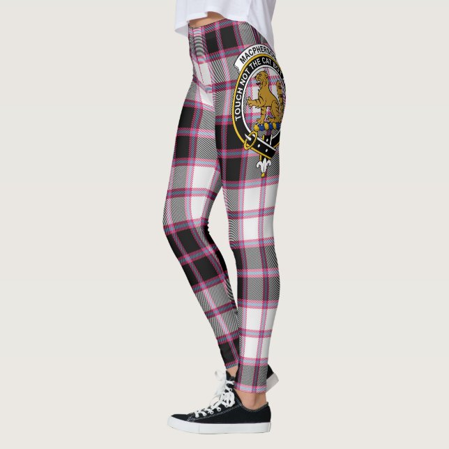 Scotstee Clan MacPherson Hunting Modern Wappen Tar Leggings (Links)