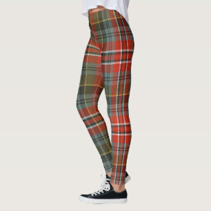 Scotstee Clan MacPherson Weathered Tartan Damen Leggings