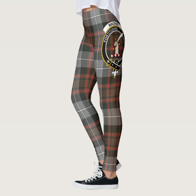 Scotstee Clan MacRae Hunting Weathered Wappen Tart Leggings (Links)