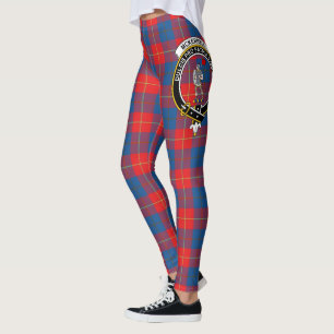 Scotstee Clan McKerrell Roter Kamm-Tartan Frauen Leggings