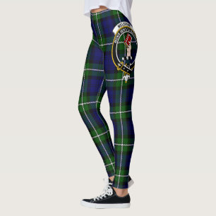 Scotstee Clan Meldrum Wappen Tartan Women Leggings