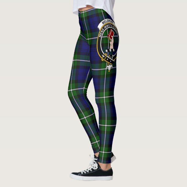 Scotstee Clan Meldrum Wappen Tartan Women Leggings (Links)